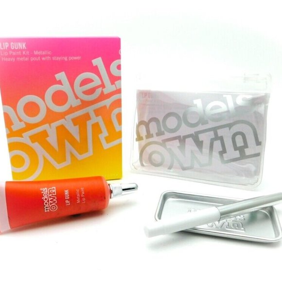 Models Own Lip Gunk Lip Paint Kit: LAVA 01 New Boxed - Picture 2 of 3